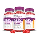 Laboratorios Justificados (3 Pack Fast Ripped Keto ACV Gummies Extreme 2000MG Fast Ripped Keto Gummies Apple Sider Vinegar Formulado con Powder Pomegranate Beet Juice B12 Vegan Non GMO 180 Gummys