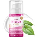 Crema de Phyto Estrógeno para Mujeres con Yam Salvaje Silencioso en la Planta Base Hot Flash, Menopause &amp; Menstrual Cycle Support ← Black Cohosh, Dong Quai, Red Clover TEN 96 Servimientos Topicales