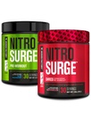 Nitrosurge Pre-Workout Jacked Factory en Blue Raspberry & Watermelon Nitrosurge Shred Thermogenic Pre-Workout for Men &amp; Women