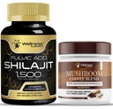WELLNESS LABSRX Shilajit Pure Himalayan Capsules 15,000mg - Café de salón