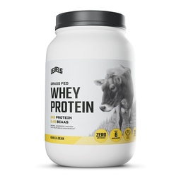 Niveles Grass Fed Whey Protein Powder, No Artificials, 24G de Protein, Vanilla Bean, 2LB