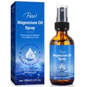 Óleo de Magnesio Espray-100% Orgánica de Magnesio Natural Espray-Nourish La Piel-Easía a Absorb y Use-Glass Botella 2 fl oz
