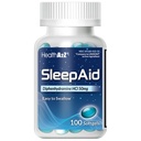 HealthA2Z Sleep Aid, Diphenhydramine Softgels, 50mg, Supports Deeper, Restful Sleeping, Non Habit-Forming (100 Condes)