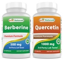 Mejores Naturales Berberina 500m &amp; Quercetina 1000 mg