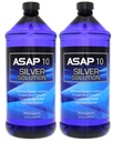 American Biotech Labs ASAP 10 PPM Silver Sol Immune System Support TEN 2 Pack of 32 Oz Totalling 64 Oz