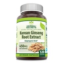 Herbal Secrets Korean Ginseng Root Extract 120 Veggie Capsules Supplement ← Non-GMO Silencio Gluten Free ← Made in USA