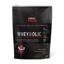 GNC AMP Wheybolic Clinically Protein Powder, 40g Whey Protein, BCAA, Leucine, Aumenta la fuerza muscular, el edificio del músculo, 3er partido testado, Gluten Free, Strawberries and Cream, 10 servidos