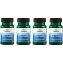 Swanson Lutein " Zeaxanthin Sinergistic Eye Health Vision Retina Macula Supplement (Lutein 20 mg " OmniXan Zeaxanthin 2 mg) 60 Softgels Sgels (4 Pack)