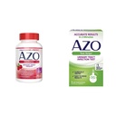 AZO Cranberry Urinary Tract Health Supplement &amp; Urinary Tract Infection (UTI) Test Strips, Resultados exactos en 2 minutos, Testado clínico, Resultados fáciles de leer, 3 cuenta