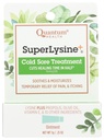 Quantum SuperLysine+ Tratamiento de la mandíbula fría Ungüento de tratamiento permanente Alimenta el dolor, la quema y el dolor de vidaCuts Tiempo de curación en la mitad de vida0.25 Unce