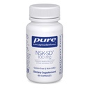 Encapsulaciones puras NSK-SD - 100 mg Nattokinase - para la circulación normal de la sangre - soporta la actividad fibrinolítica* - Gluten Gratis < No GMO - 60 cápsulas
