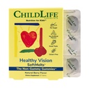 CHILDLIFE ESSENTIALS Visión saludable SoftMelts - Vitaminas Oculares para Niños, Lutein Gummies, Lutein y Zeaxanthin Suplementos, Ojos de Salud, Niños Lutein, Gran Sabor - Berry natural, 27 Tablets