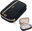 BAGSFY Pill Organizer Case 2 Times a Day- Weekly Medicine Organizer Travel Pill Box with Removable 7 Day Medicine Case Container for Fish Oil, Vitamina, Suplemento