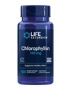 Extensión de la vida Chlorophyllin, antioxidante " DNA Health Support, Gluten-Free, Non-GMO, Vegetarian, 100 cápsulas vegetarianas