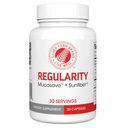 Silver Fern Regularity Suplemento Digestivo Capsules Marca - 1 Botella = 30 Capsules = 30 Day Supply - Mucosave FG (Prickly Pear Polysaccharides & Olive Leaf Polyphenols) & SunFiber