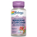 SOLARAY Berberine " Curcumin - Suplemento Turmeric de Berberine con 20% de Curcumina micronizada de Turmeric Root - Herbal Wellness Support - Non-GMO, Vegan, Gluten Free, 60 días de garantía, 60 servicios
