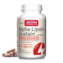 Fórmulas Jarrow Lipoic Sustain with Biotin, 300 mg Ácido Lipoico alfa, Antioxidante universal, Suplemento dietético, 60 Tabletas Veganas, hasta un suministro de 60 días