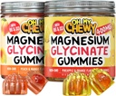 Magnesium Gummies Bundle – 2 Botellas (60 Cada uno) – Pineapple Orange &amp; Peach Mango
