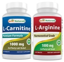 Mejores Naturales L-Carnitina 1000mg & L-Arginina 1000 mg