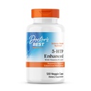 Los mejores médicos 5-HTP mejorados con vitaminas B6 &amp; C, soporta el bienestar mental y emocional, no GMO, libre de gluten, soy libre, vegano 120 cápsulas vegetales