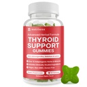 Tiroides de apoyo Gummies - Suplemento de selenio " Suplementos de yodo para el soporte tiroides - Booster energético para mujeres y hombres - Suplementos hipotiroidismo con Metabolismo