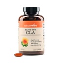 NatureWise CLA 1300 - 95% Active Conjugated Linoleic Acid for Women and Men, Not Stimulation, Supports Weight & Fitness Goals - Non-GMO, Gluten Free - 90 Softgels[1-Month Supply]