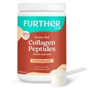 Peptides de Chocolate de Comida Powder, Hidrolizado de Pasta-Fed Tipo 1 & 3 Proteína, Salud Gut + Junta, Pelo, Piel, uñas, Paleo Keto Sin azúcar 11.36 oz
