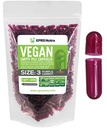 XPRS Nutra Size 3 Empty Capsules - 1000 Conde Vacío Vegan - Vegetariano Pills - DIY Vegetable Capsule Filling - Veggie Pill Caps (Purple Carrot)
