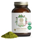 PURE SYNERGY Organic Superfood Powder ← Green Superfood Powder ← Suplemento Alimentario completo con verdes orgánicos, espirulina y hongos  durable for Energy, Healthy Aging, and Immune Health (12.5 oz)