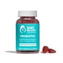 Baby Blues Probiotic Gummies for Women – Organic Strawberry Flavor – Gut, Immune, Skin & Vaginal Health – 5 billion CFU DE111® – Vegan Daily Supplement for Moms – Pre/Postnatal Support