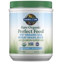 Garden of Life Raw Organic Perfect Food 100% Organic USA Wheat Grass Juice - Juiced Green Superfood Green Powder, 60 Servings - Stevia-Free, Non-GMO, Vegan, Gluten Free Whole Food Dietary Supplement