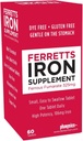 Tablas de hierro 325 mg Ferrous Fumarate 4 Pack (240 Total)