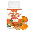 2200mg Liposomal Turmeric Curcumin Suplemento con la Absorción Mejorada del Pepper Negro y el jengibre - 95% Curcumin Extract for Joint Support 60 cápsulas