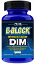 Pride Nutrition E-Block DIM Suplemento 700MG Extra Strength Estrogen Blocker ← Equilibrio hormonal para hombres y mujeres  durable M e n o p a u s e, Acne, Hot Flashes Relief, PCT & P r o s t a t e Support 60 Ct.