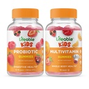 Probiótico Lifeable 2 billón de niños CFU + Multivitamínicos, Gummies Bundle - Gran Tasting, Suplemento de vitamina, Gluten Gratis, GMO Gratis, Chewable Gummy