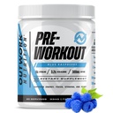 Outwork Nutrition Preworkout for Men &amp; Women - Nootropic Pre Workout Without Creatine, Pre-Workout Powder with Taurine Rhodiola Citrulline Malate Beta Alanine Caffeine (Blue Raspberry)