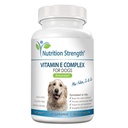 Vitamina E para perros, Promover la Salud Cardiovascular, Membranas de Soporte, Complejo de Vitamina E para Boost Dog Immune System Plus Zinc, Selenium, Folate, Aceite de Salmón, 120 Tabletas Chewable