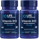Extensión de la vida Vitamina B12 Metilcobalamina 500mcg - Vitamina B12 Suplemento para la Energía General y la Salud del Cerebro - Azúcar Lozenges Vegetarianos Libres Disuelve en Su Boca - Una vez Daily - 100 Cuenta