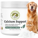 Wholistic Pet Organics Sea Coral: Organic Sea Coral Calcium Dog Supplement - Natural Source of Calcium for Dogs Teeth and Bone Health - Vitaminas para Perros - Made in USA