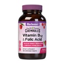 Bluebonnet Nutrition Earth Sweet Vitamin B12 1000 mcg " Folic Acid 400mcg Brain Health " Energy* Vitaminas para Hombres Mujer - Vegan, Gluten-Free Raspberry B 12 Vitamina - 180 Chewable Tablets