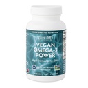 BRAINMD Dr Amen Vegan Omega-3 Power - 60 Softgels de base vegetal - 1,100 mg de EPA &amp; DHA - Asistencias Focus, Memory & Heart Health - Vegan, Gluten Free " Non-GMO - 30 Servimientos