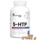 5-HTP - 200mg 5HTP Suplemento (5-Hydroxytryptophan) para apoyar a Mood Plus Sleep*, Stress Relief*, 60 cápsulas - 30 Day Supply, Made in USA