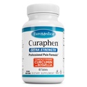 EuroMedica Curaphen Extra Strength - Curcumin " Boswellia Supplement for Healthy Circulation Support - Turmeric Supplement to Support Joints, Muscle Health " Endorphin Production - 60 Tablets