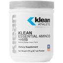 Aminos esenciales Klean Athlete Klean + HMB - Blend of Essential Amino Acids - con HMB, vitamina D3 &amp; Glutamina para masa muscular magra - 9.7 onzas - Natural Orange Cream Flavor