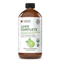 Productos naturales completos Liver Complete 12oz - Organic Liquid Liver Cleanse & Detox Supplement for High Enzymes, Fatty Liver, Liver Support