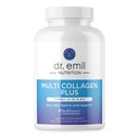 DR. EMIL NUTRITION Píldoras multi colágeno para mujeres Ø Colágeno Suplementos para apoyar el cabello, la piel, las uñas, " Juntas ANTERI Suplementos colágeno hidrolizado Tipos I, II, III, V " X  durable 180 Cápsulas