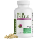 Bronson Milk Thistle Silymarin Marianum &amp; Dandelion Root Liver Health Support, Antioxidant Support, Detox, 250 cápsulas