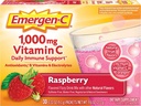 Alacer Emergen-C Vitamina C Fizzy Drink Mix Raspberry - 1000 Mg - 30 Packets
