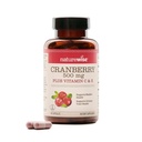 NatureWise Cranberry Pills for Women - Extract Equal to 12,500mg* Cranberry Supplement + Vitamin C &amp; E - Cleansing Urinary Tract &amp; Bladder - Vegan, Non-GMO, Sugar-Free - 60 cápsulas[1-Month Supply]