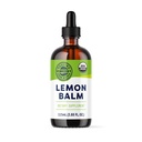 Vimergy USDA Organic Lemon Balm Tincture Suplemento Herbal – Se puede utilizar en té - No GMO, Sin alcohol –115 mL (1 mL/Serving)
